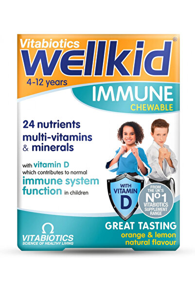Vitabiotics Wellkid Immune Chewable - 30 Tabs