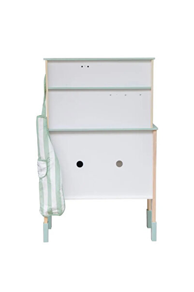 Carrefour Carrefour My Little Market wooden kitchen set with sounds and wood, 6 accessories, 60x30x93