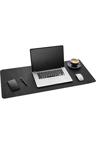 Generic وسادة مكتب جلدية (92×43 سم) - وسادة ماوس ممتدة وسجادة مكتب للكتابة، ل...