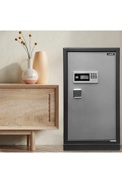 RUBIK Safe Box Large Dual Security Fire Resistant Locker for Money & Documents (50x40x90 cm)
