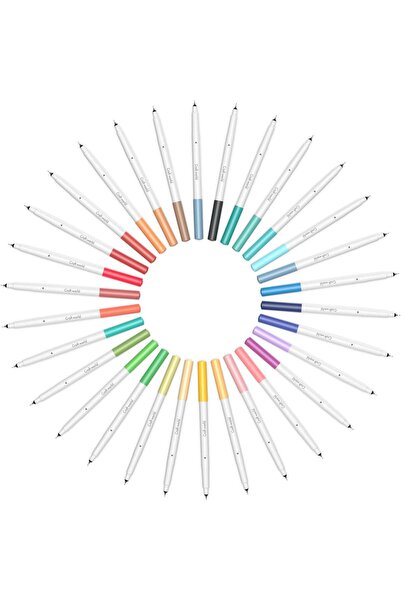 craft world Fine Point 0.4 Pens for Cricut Maker/Explore 3/Air 2, Pack of 30, Multicolor