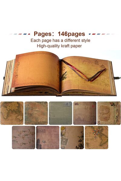 Generic Our Adventure Photo Scrapbook Journal