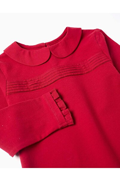 Ziddy LS TSHIRT, DARK RED, 5/6