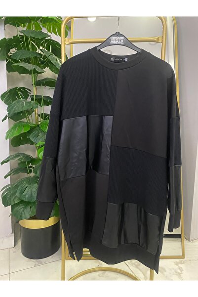 Anka Deri detaylı tesettür tunik