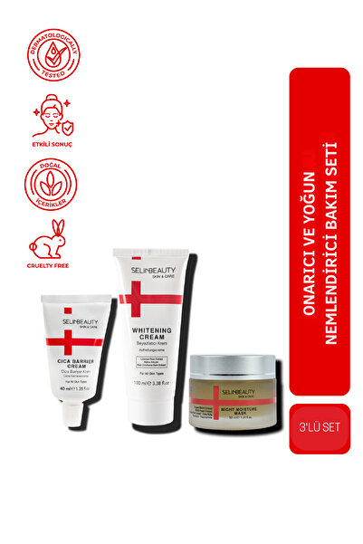 SELİNBEAUTY Skin&Care Onarıcı Ve Yoğun Nemlendirici Bakım Seti
