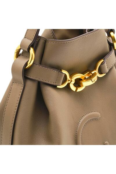 Sofia Baldi Andepa genuine mink leather women's bag