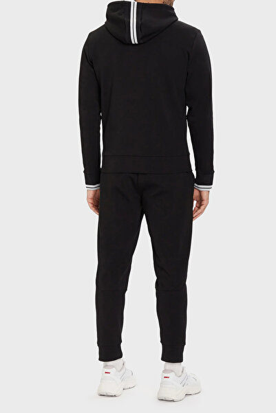 BOSS Logolu Pamuklu Çizgi Detaylı Regular Fit Eşofman Takımı Erkek EŞOFMAN TAKIMI 50555433 001