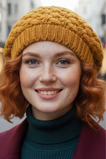 Mood Agenda Women's Knitwear Knitted Painter Beret