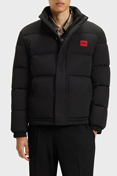 HUGO Kapitoneli Regular Fit Dik Yaka Su İtici Mont Erkek MONT 50547887 001