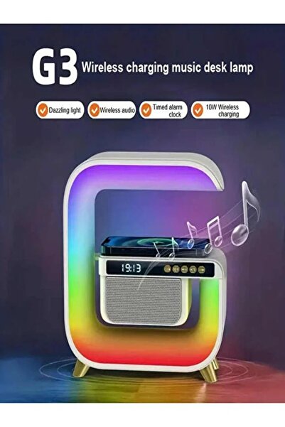 Zenorius Multifunctional RGB lamp with Bluetooth speaker and wireless charging – modern design and entertainment