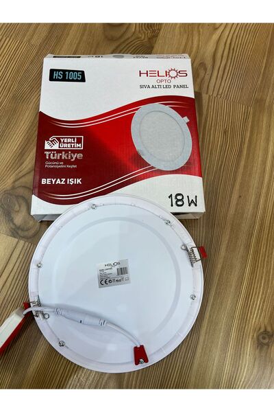 Helios 18w Sıva Altı Yuvarlak Panel 6500k Beyaz Hs-1005 (10x ADET)