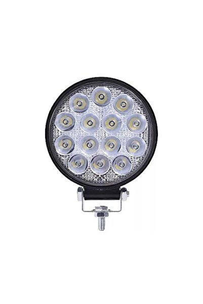 Unbranded/Generic Spot auto LED 48W, 3500 lm, 12V, 14 LED-uri, IP67, 6000K, rezistent la apă și șocuri