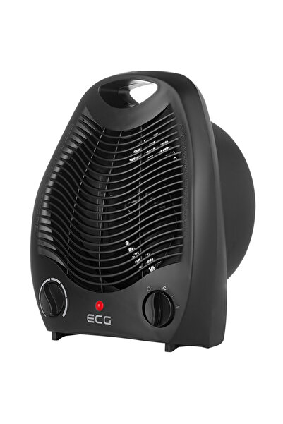 ECG Electric fan heater TV 3030 Heat R, 2000 W, 2 speeds, 3 operating modes, thermostat, black