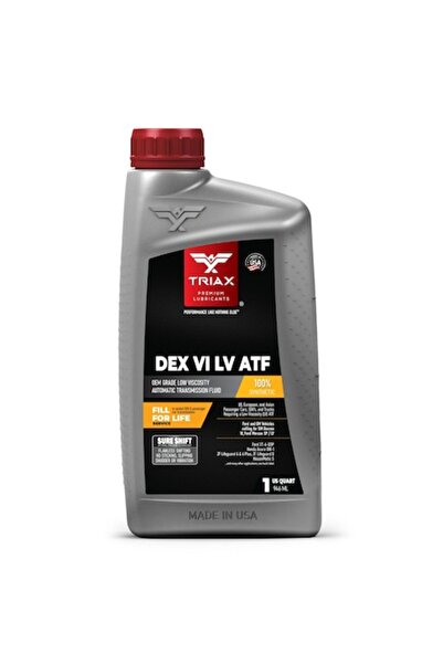 Triax DEX VI ATF cu vâscozitate redusă - Lichid de transmisie automată complet sintetic, 946 ml