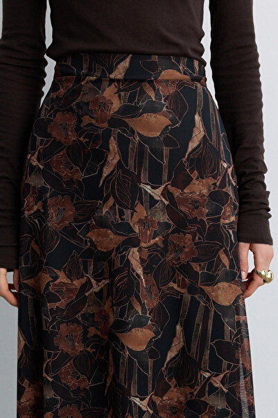 BE BLUE ΦΟΥΣΤΑ ΤΟΥΛΟΥ ΜΕ ΦΛΟΡΑΛ ΣΧΕΔΙΟ ΚΑΝΑΔΑΣ