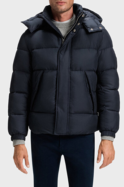 BOSS Kapitoneli Regular Fit Çıkarılabilir Kapüşonlu Şişme Mont Erkek MONT 505...