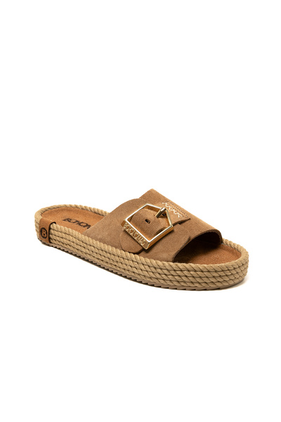 Bohonomad Women / Girls Cor12-00037 Corsica Women's Slippers Latte