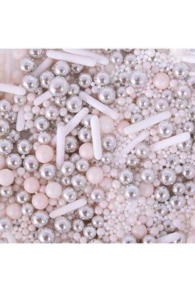 Other White Pearl Mix sugar pearls 50g sprinkles