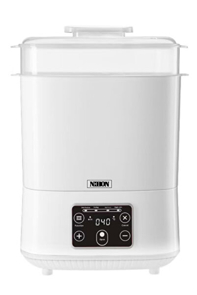 NİHON معقم ومجفف زجاجات الأطفال 5 في 1، شاشة LED، سريع الجفاف، ملائم لجميع الأعمار، للعناية بالمواليد الجدد