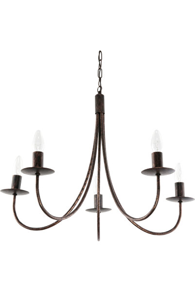 Other Traditional ceiling hanging lamp, candlestick, black, old gold, LUMEN OLD 710