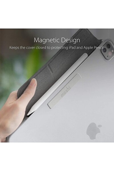 Moshi VersaCover Origami Folding Case & Stand for iPad Pro 12.9 (2020/2018) with Apple Pencil holder