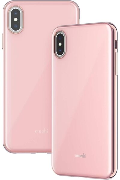 Moshi جراب iGlaze Slim Hardshell لهاتف iPhone XS Max - وردي