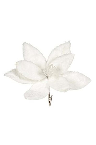 SHOPIENS Διακοσμητικό Χριστουγεννιάτικο Αλεξανδρινό - Λευκή Συνθετική γούνα μ...