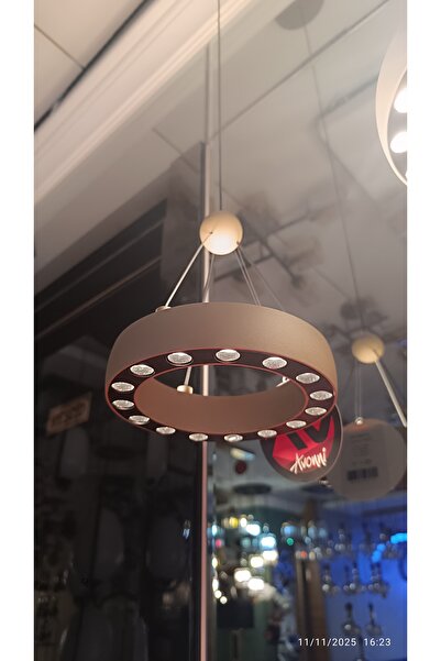 Avonni AV-5305-1KV Kahve Boyalı Led Avize