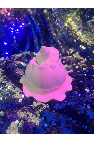 3’lü Lotus Kapaklı Obje Ve Altlık