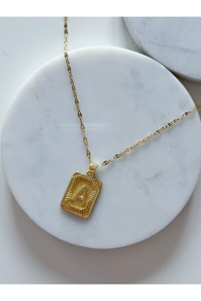 CHARMLUCKY Steel Vintage Letter Kolte