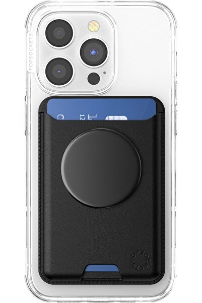 Popsockets محفظة هاتف Softgoods مع قبضة قابلة للتوسيع وحلقة محول لـ MagSafe -...