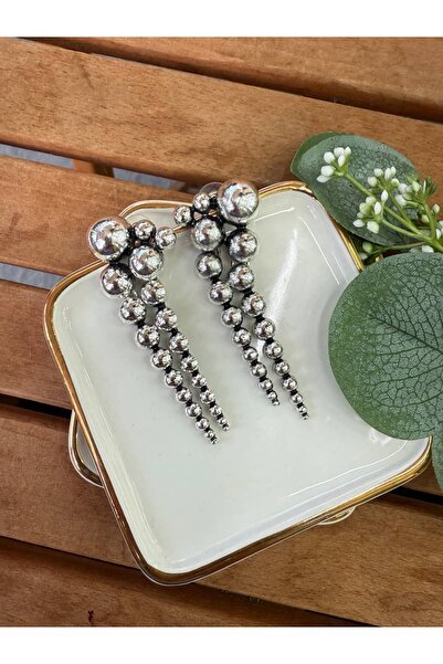 My Joyas Design Zr Model Silver Topcuk Pendant Earrings