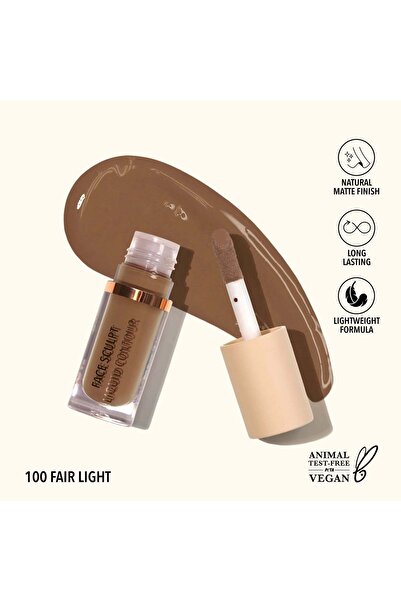 MOİRA محدد سائل لنحت الوجه (100، فاتح فاتح)