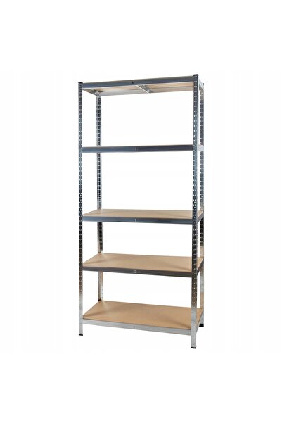 Malatec Raft metalic pentru depozitare, 5 rafturi, 175 kg, 90x40x180 cm,