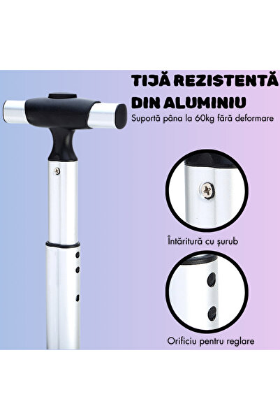 narvara Trolley backpack with wheels, large capacity, pink, 31 x 20 x 48 cm