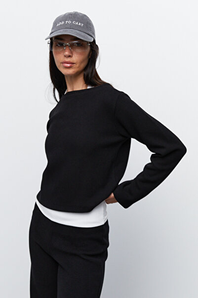 urban focus Boat Neck Sweatshirt