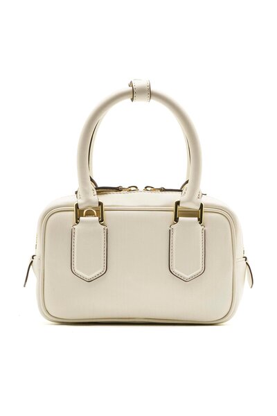 Sofia Baldi Vena Cream Genuine Leather Women's Bag