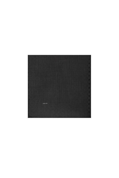 Aker Jacquard Silk Cotton Scarf - 7071798-911 Black