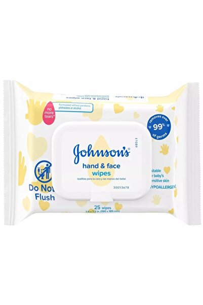Johnson's Baby Hand & Face Cleansing Wipes - 25 ct