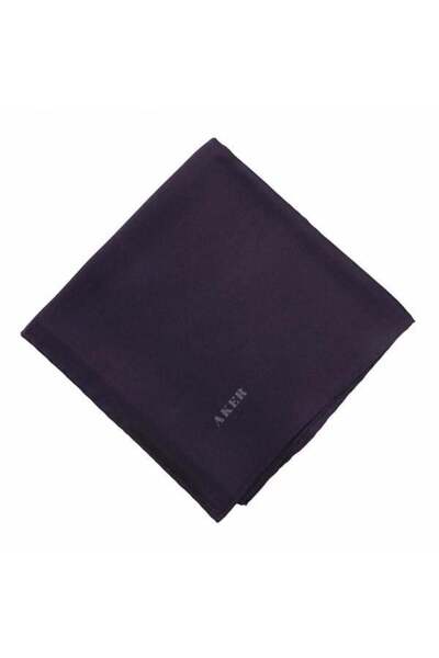 Aker Eșarfă simplă din mătase - Prune 394 Stoned Sura