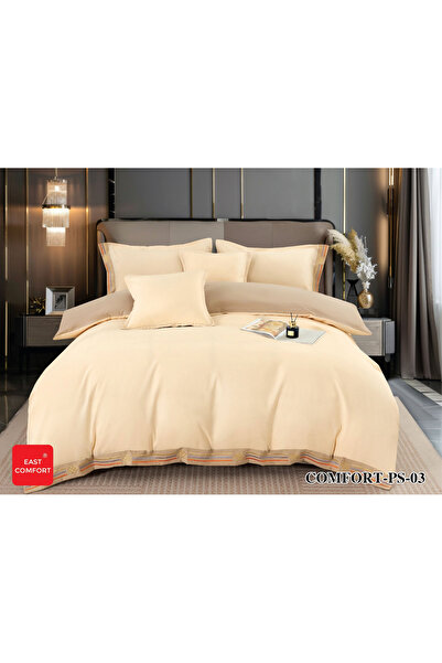 FIONNA.RO Superior Fine Cotton Bed Linen 6 Pieces - Cream