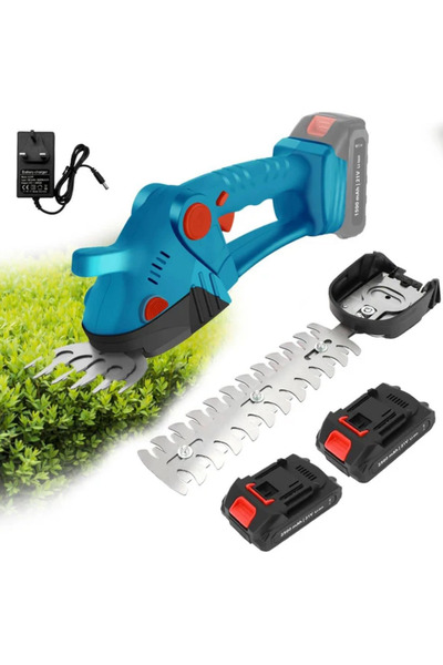OEM Electric Hedge Trimmer, With 2 Batteries 21V / 5Ah, Portable, With Sharp Blades