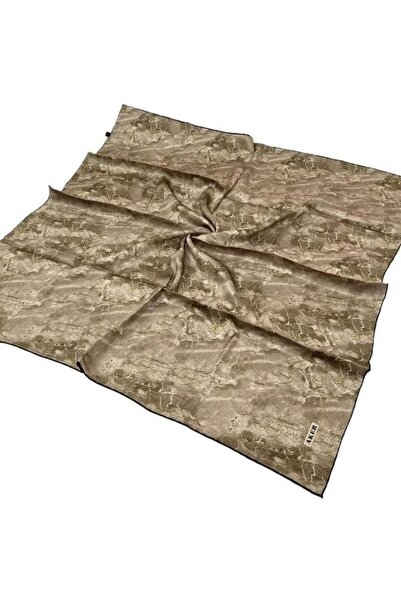 Aker وشاح حرير سورا أخضر فاتح - 8925701 -313