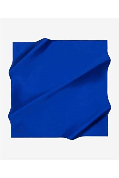 Aker Plain Stonewashed Silk Scarf - S Cobalt Blue 322