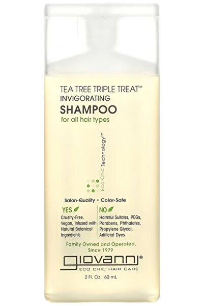 Giovanni Tea Tree Triple Treat Shampoo 2 Oz
