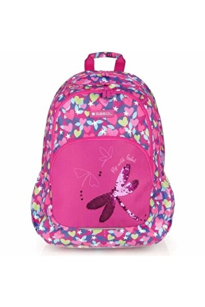 Gabol School bag, Gabol, Wings model, 6-12 years, Pink