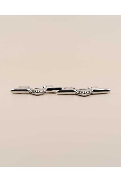 Portakal Esintisi Astryn Star Hoop Steel Earrings