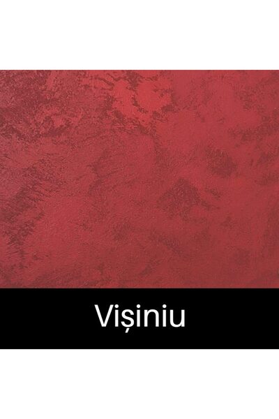 YaYa Color Luxury Decorative Paint Set, Eva Madreperla Cherry, with Glass Flakes, 2.5 Liters and 70 mm Brush