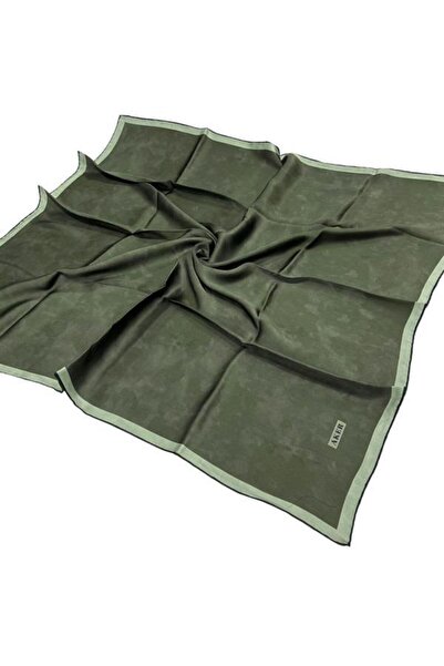 Aker Μεταξωτό Φουλάρι - 7208701-352 Χακί Πράσινο Σούρα