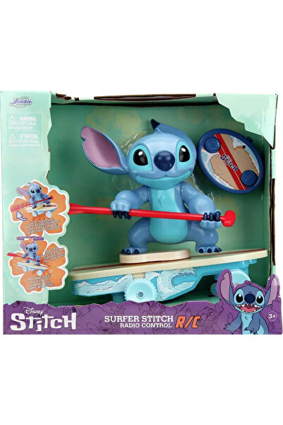 Jada Jucarie Stitch cu placa de surf si R/C Jada, plastic, Multicolor